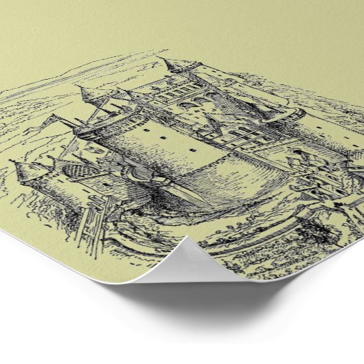 Burgposter Poster (Ecke)