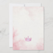 Burgprinzessin Einladung (Rückseite)