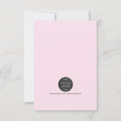 Burgprinzessin Vielen Dank Dankeskarte (Rückseite)