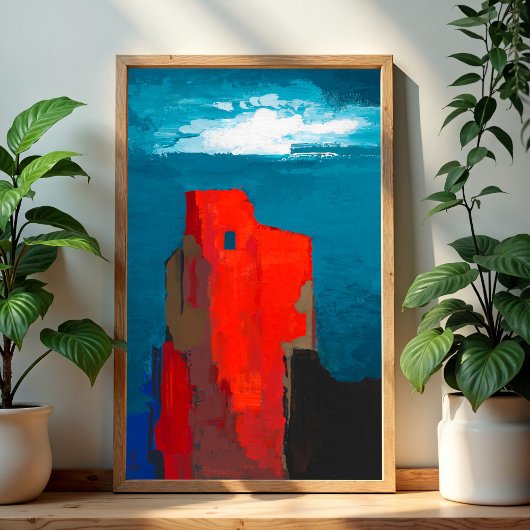 Burgruine, Karl Dackel Poster