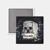 Burgschädel Magnet (Vorderseite/Rückseite)