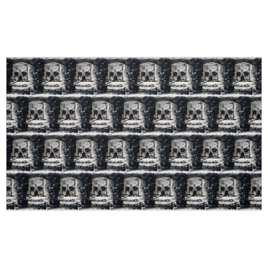 Burgschädel Stoff (Fat Quarter (45,7 x 55,9 cm))