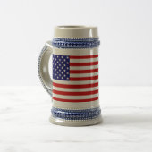 Bürgschaft der Ergebenheits-Flaggen-Tasse Bierglas (Vorderseite Links)