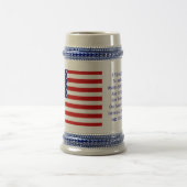 Bürgschaft der Ergebenheits-Flaggen-Tasse Bierglas (Mittel)