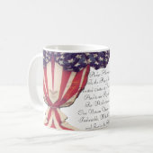 Bürgschaft der Ergebenheits-Flaggen-Tasse Kaffeetasse (Vorderseite Links)