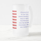 Bürgschaft der Ergebenheits-Flaggen-Tasse Mattglas Bierglas (VorderseiteRechts)