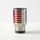 Bürgschaft der Ergebenheits-Flaggen-Tasse Reisebecher (Mittel)