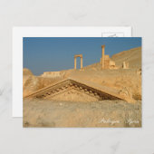 Burgschatz, Palmyra, antikes Syrien Postkarte (Vorne/Hinten)