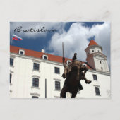 Burgstatue Postkarte (Vorderseite)