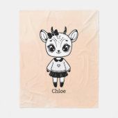 Burgtuch Fleecedecke (Vorderseite)