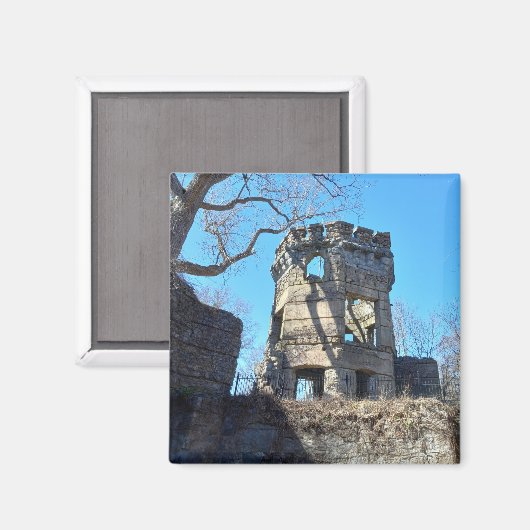 Burgturm Magnet (Vorderseite/Rückseite)