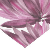 Burgubdy Dream Blätter Wasserfarbenes Muster Großer Tischläufer (Ecke)