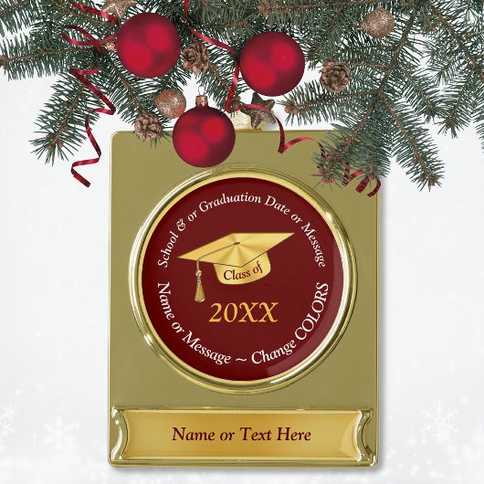 Burgund, Abschluss Ornamente Personalisiert