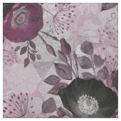 Burgund Aquarell Blume. Stoff (Nahaufnahme)