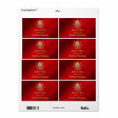 Burgund Art Deco Party D'Arte e Cultura (Vorne)