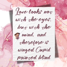 Burgund auf der White Shakespeare Liebe sieht nich