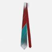Burgund auf grau aquamarin krawatte (Vorderseite)