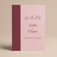 Burgund-Balken-Minimalistische-Hochzeit-Save-The-D