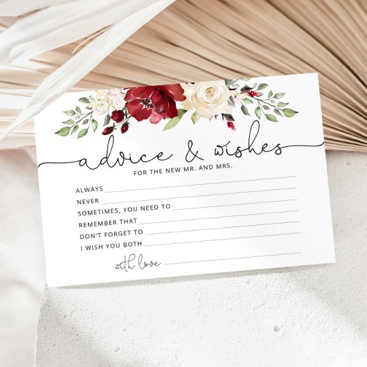 Burgund berät und wünscht Brautparty Briefpapier