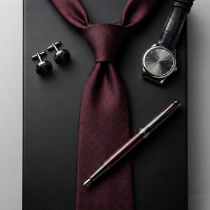 Burgund Black Diamond Luxus Krawatte