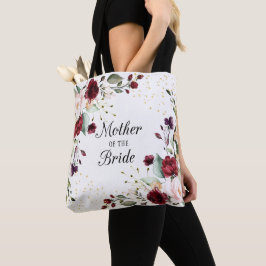 Burgund Bliss Mutter der Mit Monogramm Tasche