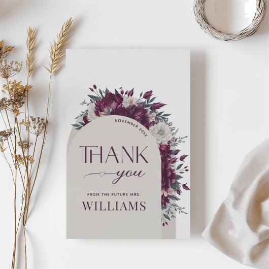 Burgund Blume Liebe in Bloom Danke