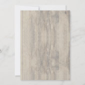 Burgund Blume Mason Jar Rustic Graduation Party Einladung (Rückseite)