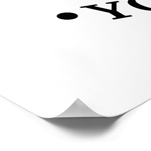 Burgund Blume niemand ist Sie und das ist Ihr Powe Poster (Ecke)