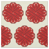 Burgund Blume Ribbon Stoff (Muster)
