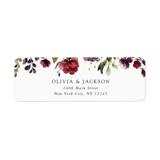 Burgund-Blume, rosa Blume, Grünpflanzen, Hochzeit (Vorne)