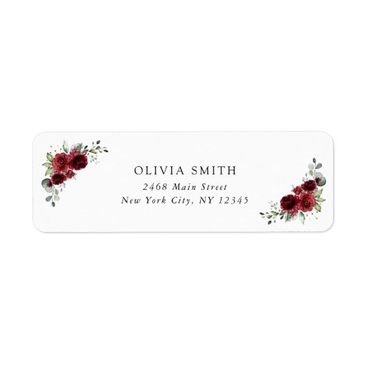 Burgund-Blume, Rote Blume, Babydusche (Vorne)