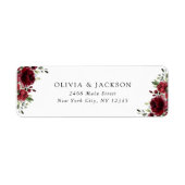 Burgund-Blume, Rote Blume, Blumenhochzeit (Vorne)