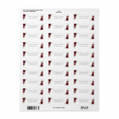 Burgund-Blume, Rote Blume, Blumenhochzeit (Vorne)