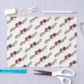 Burgund-Blume Seidenpapier (Handwerk)