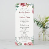 Burgund Blumenblätterprogramme für Rose Programm (Stehend Vorderseite)