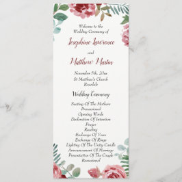 Burgund Blumenblätterprogramme für Rose Programm