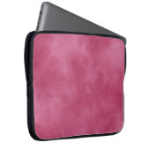 Burgund Blush Cloud-Effekt Laptopschutzhülle (Vorne Rechts)