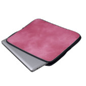 Burgund Blush Cloud-Effekt Laptopschutzhülle (Vorne Knopf)