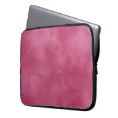 Burgund Blush Cloud-Effekt Laptopschutzhülle (Vorderseite Links)