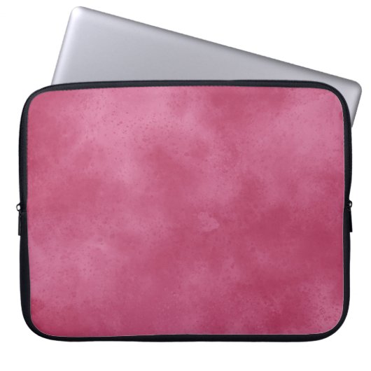 Burgund Blush Cloud-Effekt Laptopschutzhülle (Vorderseite)