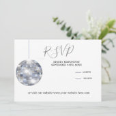 Burgund Blush Disco Hochzeitsfeiern Save the Date (Stehend Vorderseite)