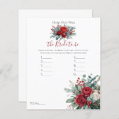 Burgund & Blush Rose wie alt war die Braut (Vorne/Hinten)