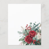 Burgund & Blush Rose wie alt war die Braut (Rückseite)