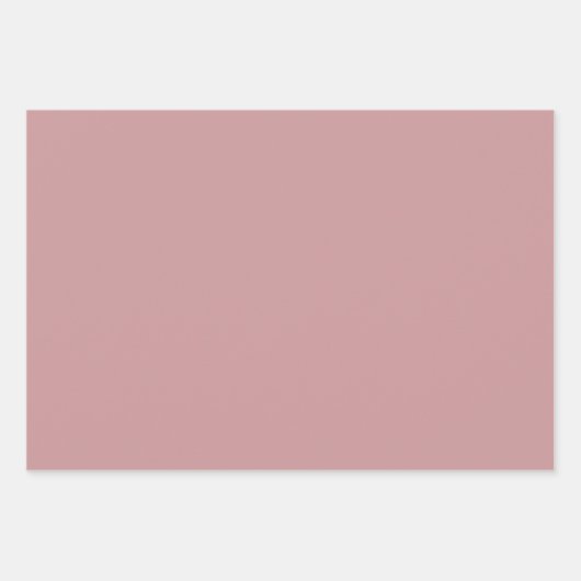 Burgund & Blüte Geschenkpapier Set (Vorderseite 2)