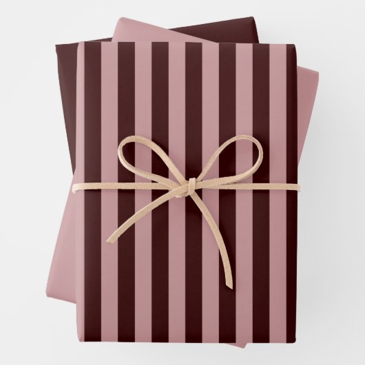 Burgund & Blüte Geschenkpapier Set (Beispiel)