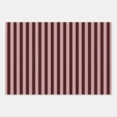 Burgund & Blüte Geschenkpapier Set (Vorderseite)