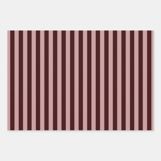 Burgund & Blüte Geschenkpapier Set (Vorderseite)