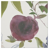 Burgund, Blüte und Navy Stoff (Muster)