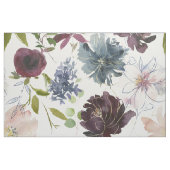 Burgund, Blüte und Navy Stoff (Fat Quarter (45,7 x 55,9 cm))