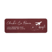 Burgund Brasilien Pass (Vorne)